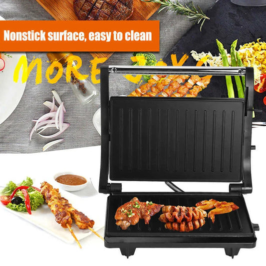 Nonstick electric steak maker grill for smokeless kitchen cooking