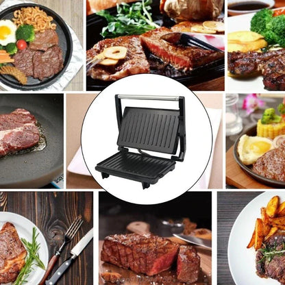 Nonstick electric steak maker grill for smokeless kitchen cooking