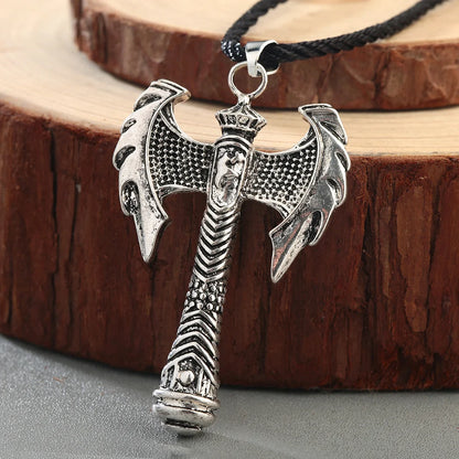 Ancient Greek Viking Axe Necklace in alloy with electroplating finish