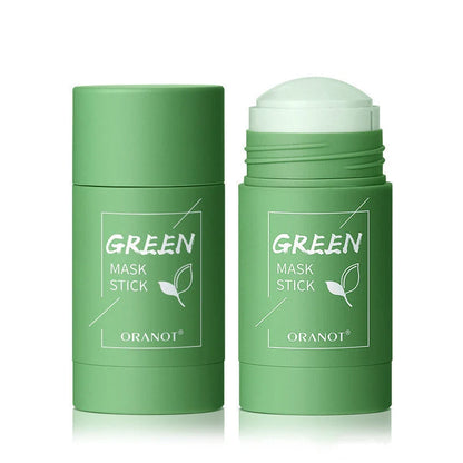 Green Tea Solid Mud Mask for deep cleansing and moisturizing