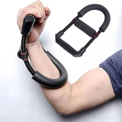 Premium adjustable hand grip arm strengthener for improving grip strength, hand and wrist fitness, and overall physical performance