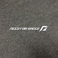Need For Speed car window sticker in rose colour, 90cm long, on vehicle glass