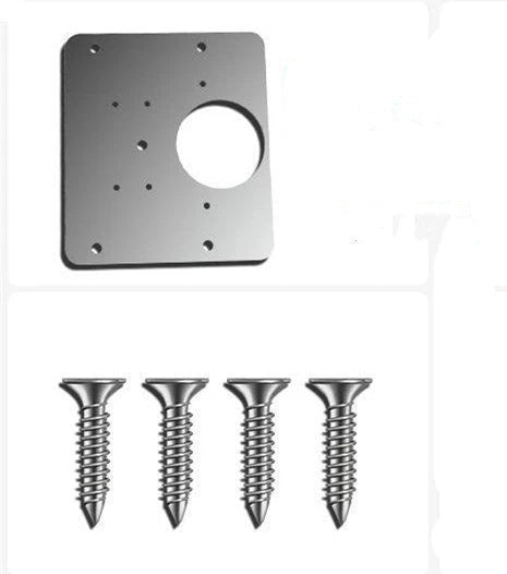 Stainless steel hinge repair installation device for furniture frames