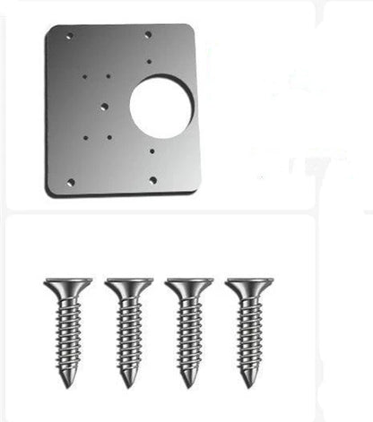 Stainless steel hinge repair installation device for furniture frames