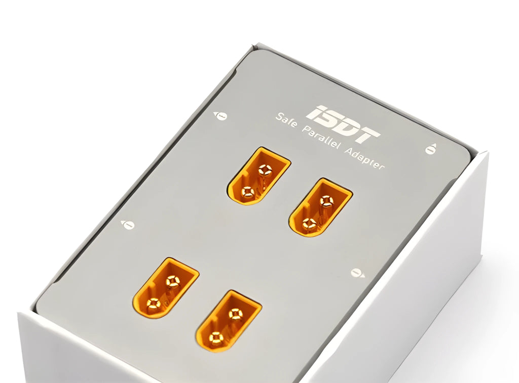 Grey parallel charging board accessory for Astor model aircraft batteries