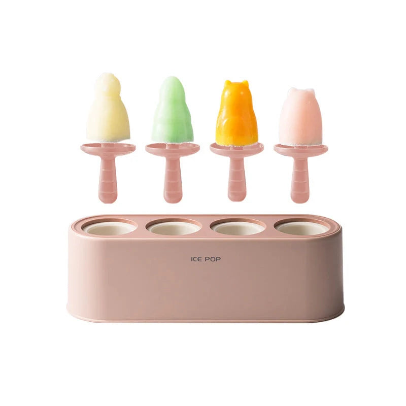 Household popsicle making box ice cream mould in various colours