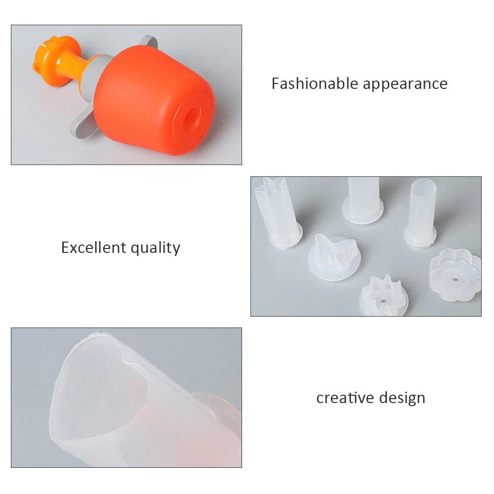 Fruit and Vegetable Carving Device for creative culinary presentations