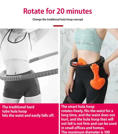 Smart, adjustable hoop for toning abs and slimming waist, designed for Kiwi fitness enthusiasts