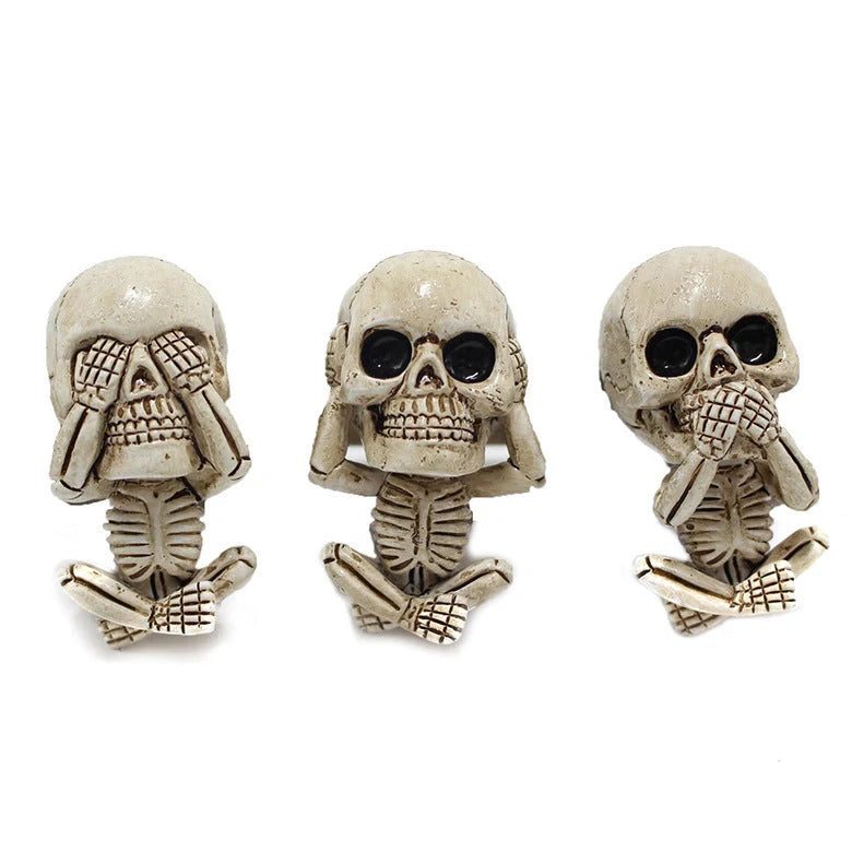 Skull car ornament with air freshener function, European-style cartoon design