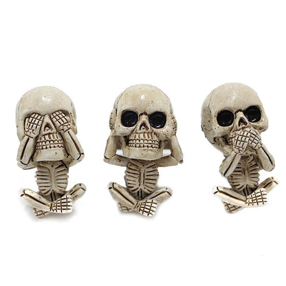 Skull car ornament with air freshener function, European-style cartoon design