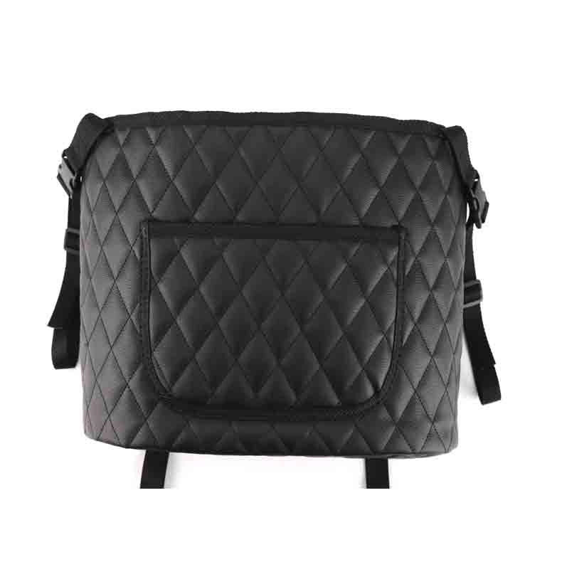 Car seat storage organizer with multiple pockets for easy in-car tidying