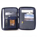 Pearl-material liner bag with Korean embroidery toast design for 11 inch or 13 inch devices, Royal Blue and Yellow available