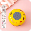 Waterproof Bluetooth mini speaker with suction cup in multiple colour options