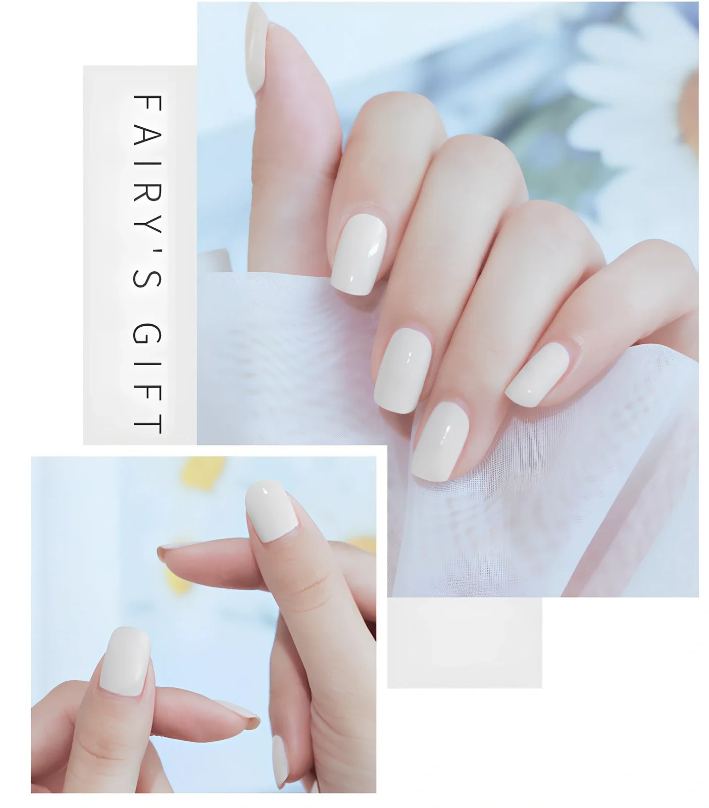 10ml bottle of odorless cherry red baking-free nail polish by Fairys Gift, non-peelable oily formula