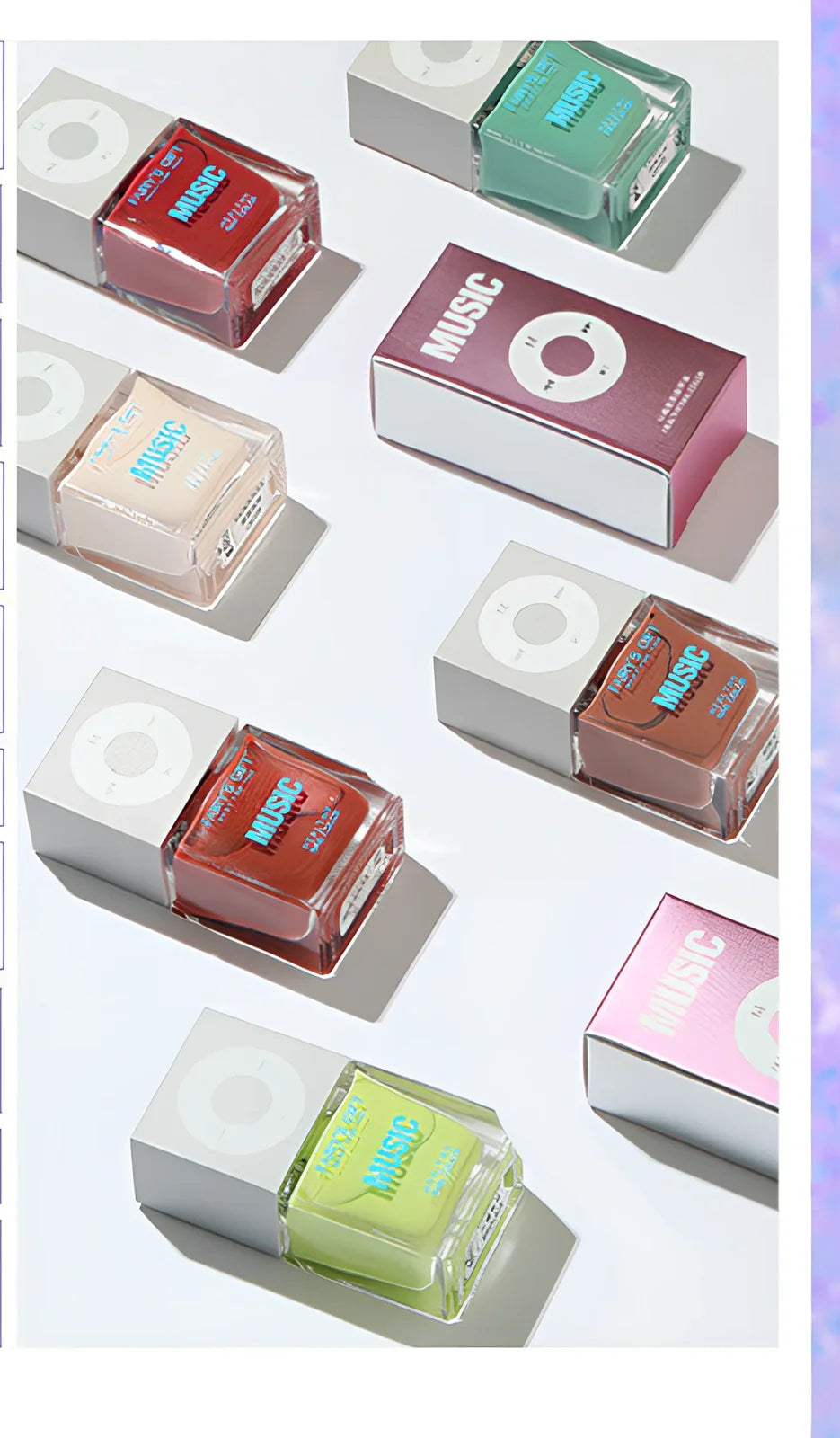 10ml bottle of odorless cherry red baking-free nail polish by Fairys Gift, non-peelable oily formula