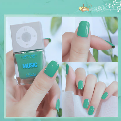 10ml bottle of odorless cherry red baking-free nail polish by Fairys Gift, non-peelable oily formula