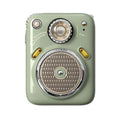 FM Four in One Smart Bluetooth Speaker with FM radio in green, pink, red, or white colour options.