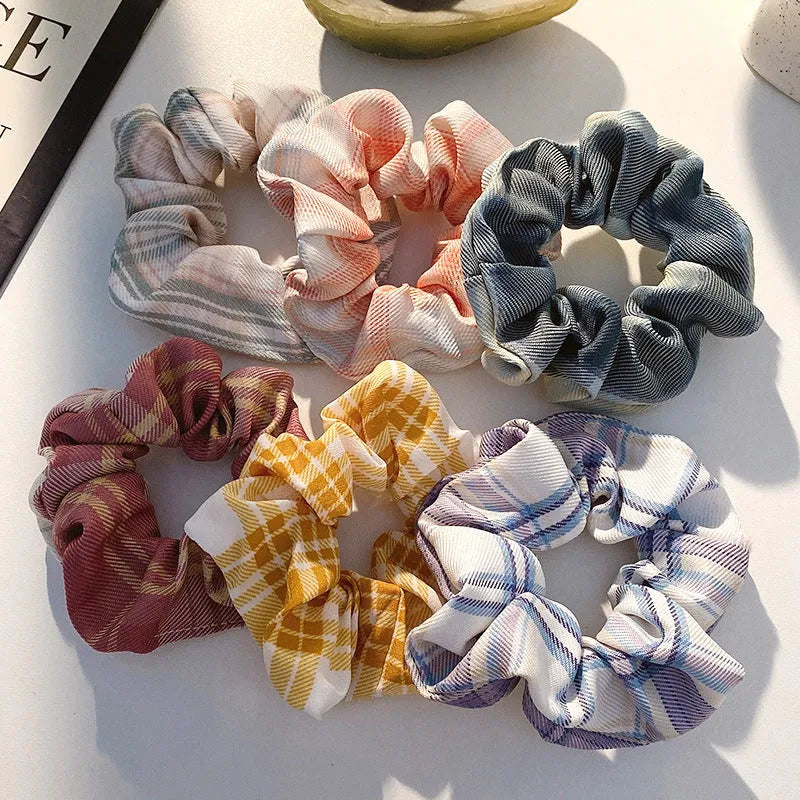 20-piece children's hair ring and hair rope set in autumn and macaron colours.