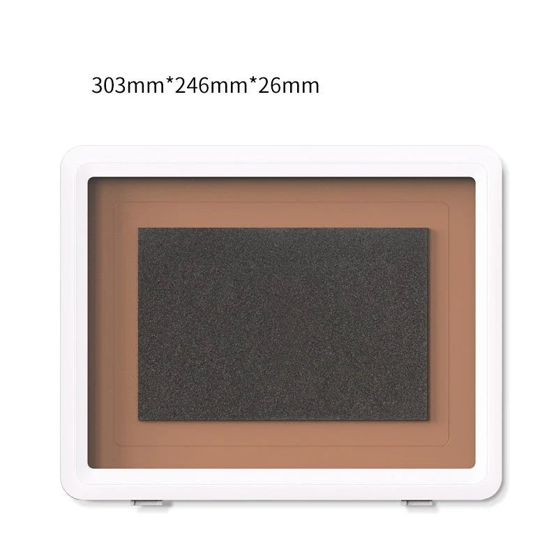 Waterproof wall-mounted phone case with anti-fog technology, fits phones up to 6.8 inches