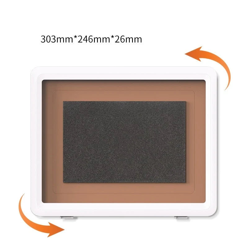 Waterproof wall-mounted phone case with anti-fog technology, fits phones up to 6.8 inches