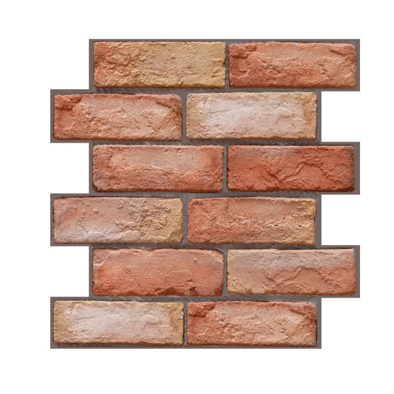 Waterproof brick wallpaper sticker for kitchen and bathroom decor