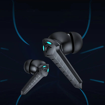 TWS Gaming Headset with Zero Delay and Bluetooth 5.1 in Black and White