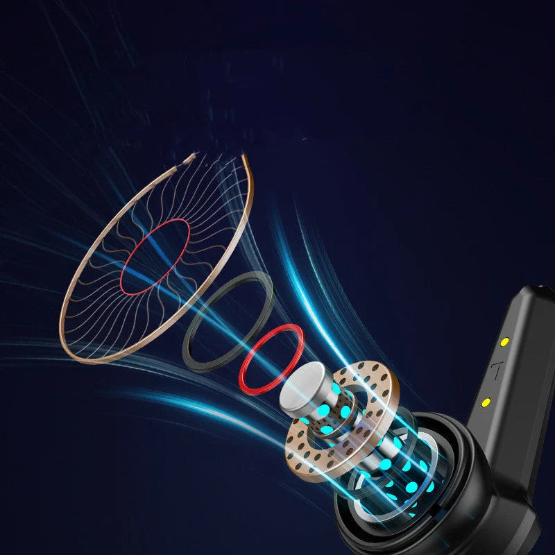 TWS Gaming Headset with Zero Delay and Bluetooth 5.1 in Black and White