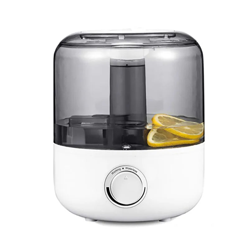 White or black 3-litre ultrasonic cool mist humidifier and aromatherapy diffuser for bedrooms.