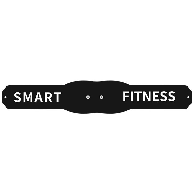 Anmeier FS88 smart fitness massage belt in black with LED display and EMS technology for abdominal and leg muscle training