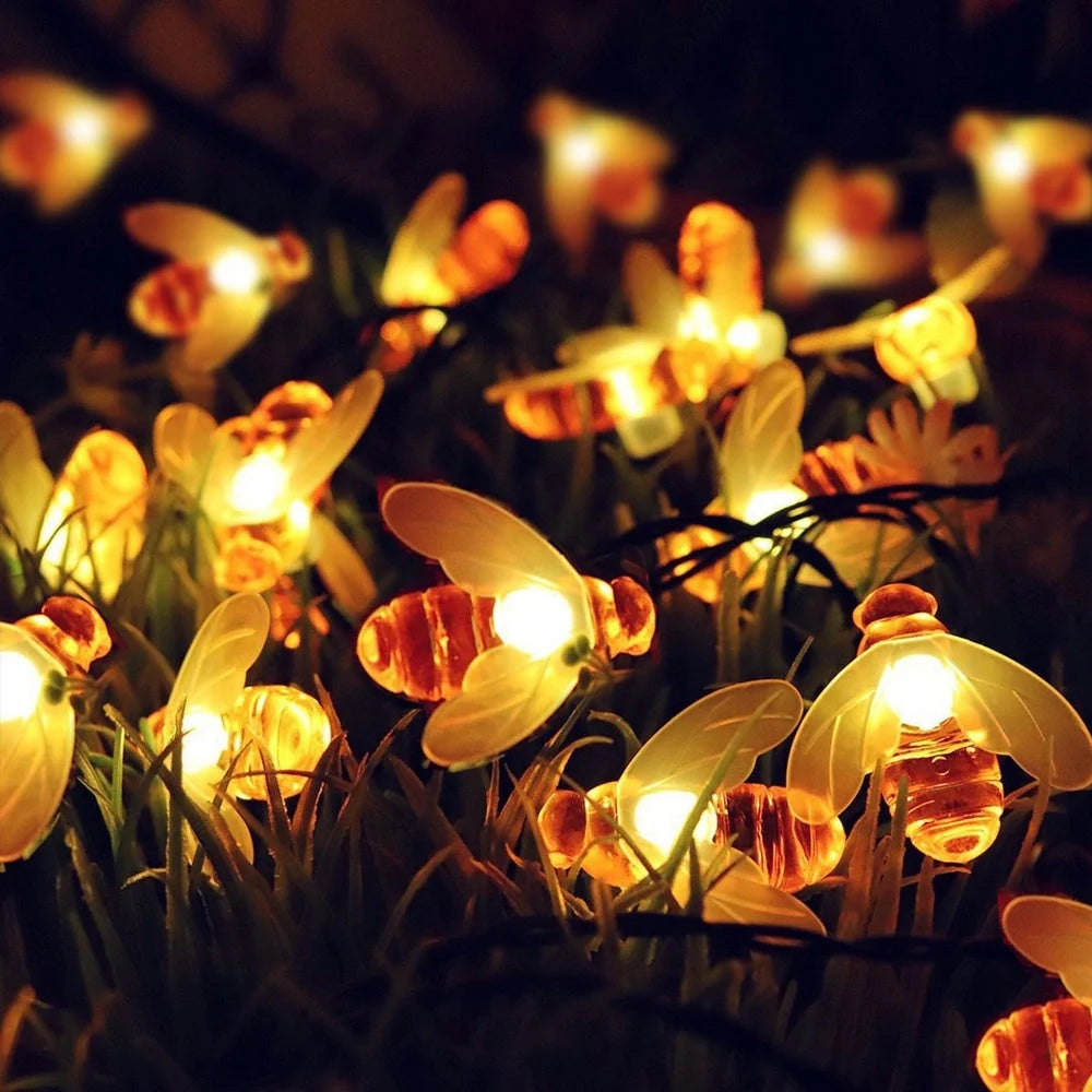 LED solar fairy lights for outdoor and indoor decoration, available in four lengths