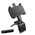 Universal car dashboard phone holder with snap-in magnetic support for mobile navigation