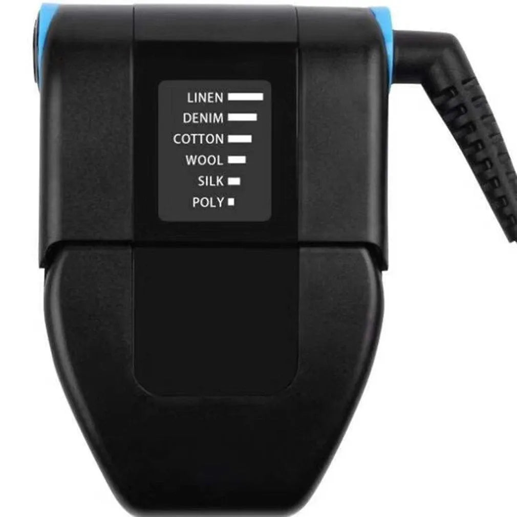 Portable folding mini electric iron with temperature control dial