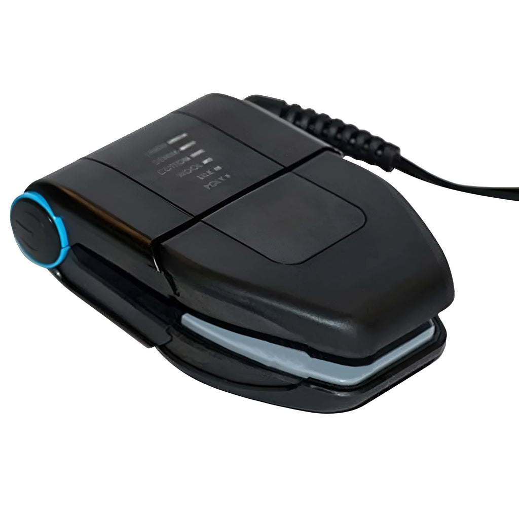 Portable folding mini electric iron with temperature control dial