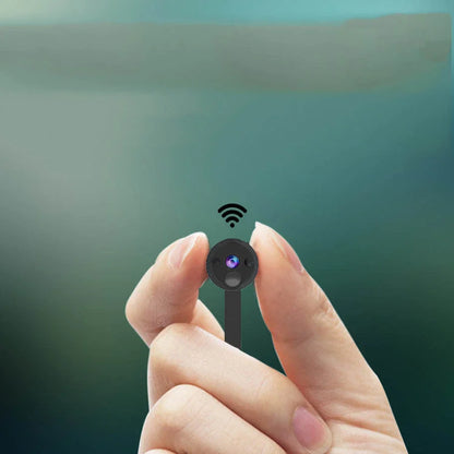 Compact hidden wireless security camera with motion detection and night vision capabilities for home and office surveillance