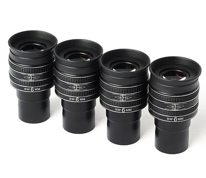TMB 58-degree wide-angle planetary eyepiece for astronomical telescopes with black aluminium barrel