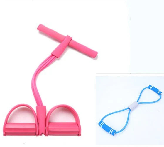 Natural Latex Resistance Trainer with handles for full-body workouts