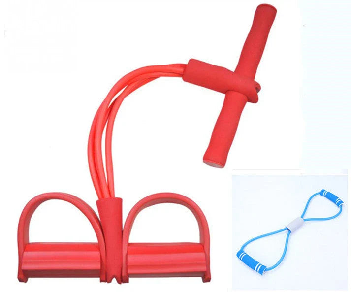 Natural Latex Resistance Trainer with handles for full-body workouts