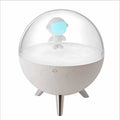 USB-powered cartoon LED night light with white and blue light options for bedroom or nursery