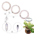 LED grow light with Angel Ring design showing full-spectrum LEDs in zinc alloy housing