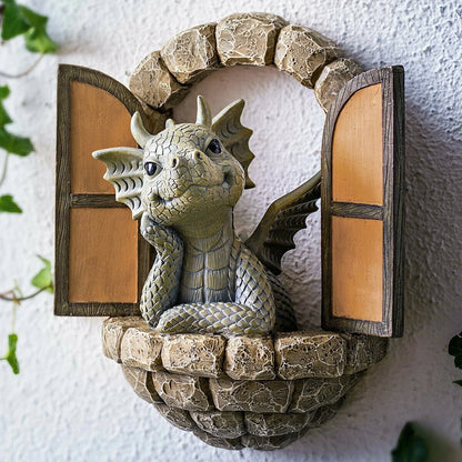 Charming resin dinosaur ornaments for decorating Kiwi gardens, patios, and outdoor spaces