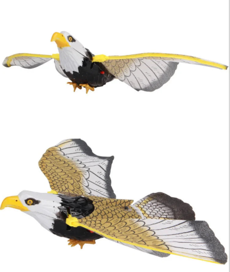 Interactive hanging eagle cat toy for active play and mental stimulation