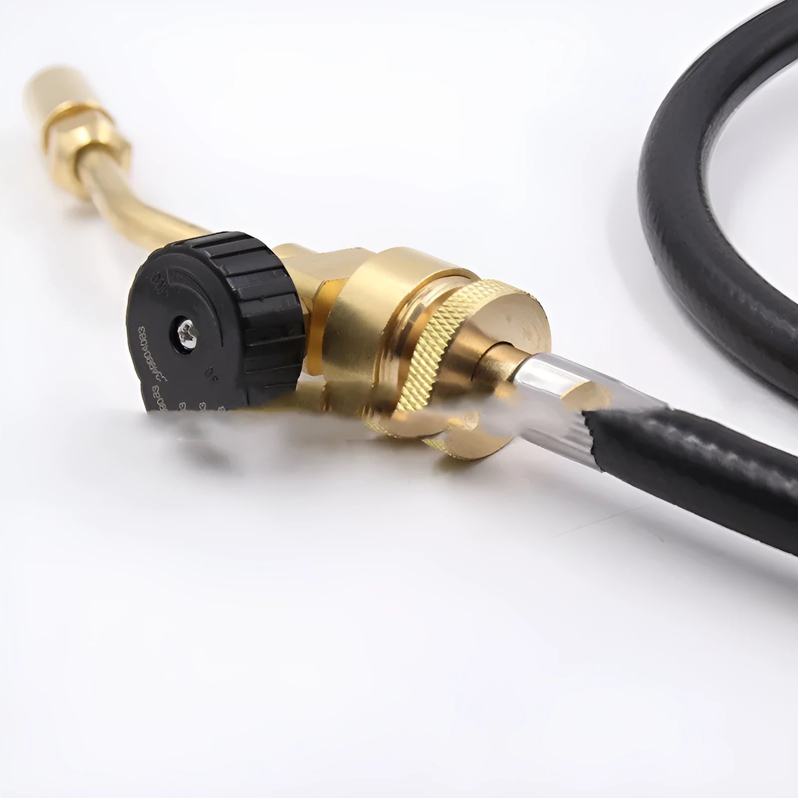 Propane welding gun pen flame brass torch photo colour oxygen-free high temperature