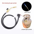 Propane welding gun pen flame brass torch photo colour oxygen-free high temperature