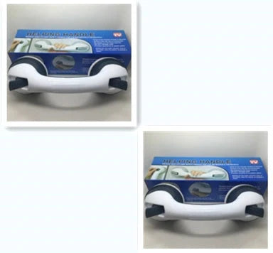 ABS suction cup bathroom handrail in green, blue, and purple for anti-slip safety