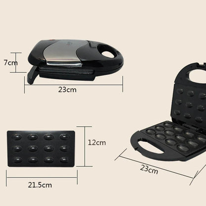 Compact Nut Sandwich Maker with double-sided heating and non-stick coating for quick, healthy sandwich making