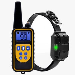 Advanced waterproof dog training collar with remote control and adjustable stimulation levels