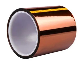 3D printer high temperature adhesive tape roll amber polyimide 0.06mm thick 33m length for heating plate