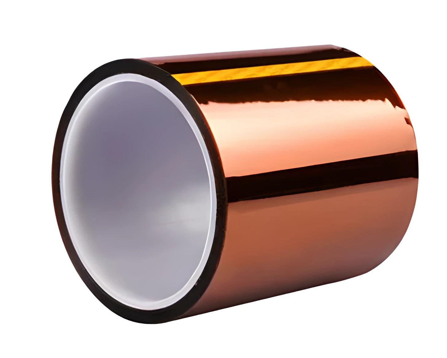 3D printer high temperature adhesive tape roll amber polyimide 0.06mm thick 33m length for heating plate