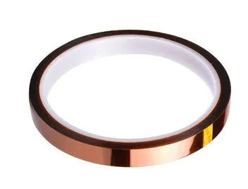 3D printer high temperature adhesive tape roll amber polyimide 0.06mm thick 33m length for heating plate