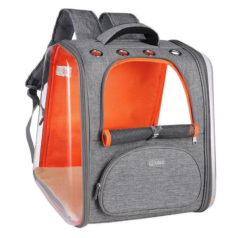 Portable Transparent Space Capsule Cat Bag in various colours, showcasing foldable design and panoramic view